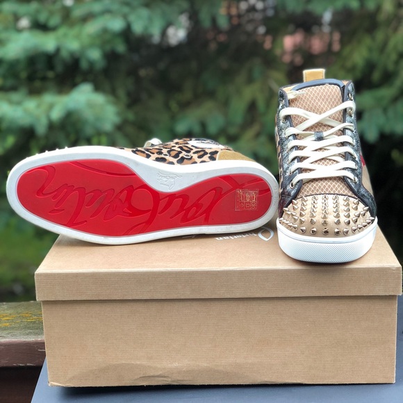 Christian Louboutin Lou Spikes Loubi Kraft 43.5 - Picture 4 of 7
